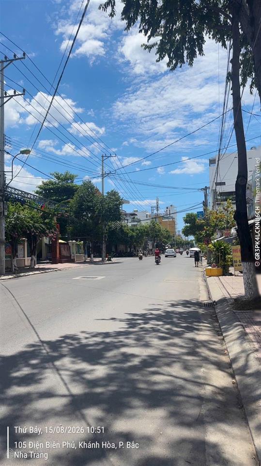 Mặt tiền điện biên phủ cách biển chỉ 500m | đối diện ubnd phường bắc nha trang  giá 15,6 tỷ