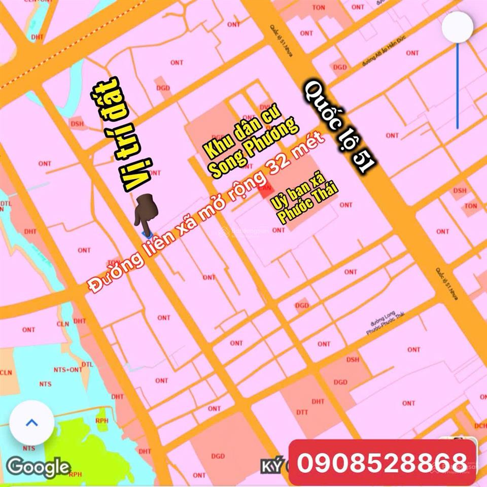 Đất phước thái  kế bên tthc xã 21 mét mặt tiền  giá chỉ 2 tỷ x.  ngay 0908 528 ***