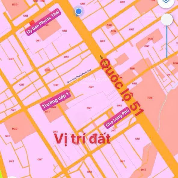 Đất nền ngay chợ  xã phước thái !!! chính chủ cần bán gấp  chỉ 1 tỷ 6x
