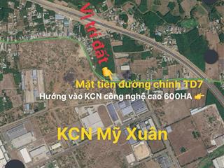 Đất mặt tiền đường chính tập đoàn 7 phước bình, dt 400m2, 50 tc, cần bán gấp !!