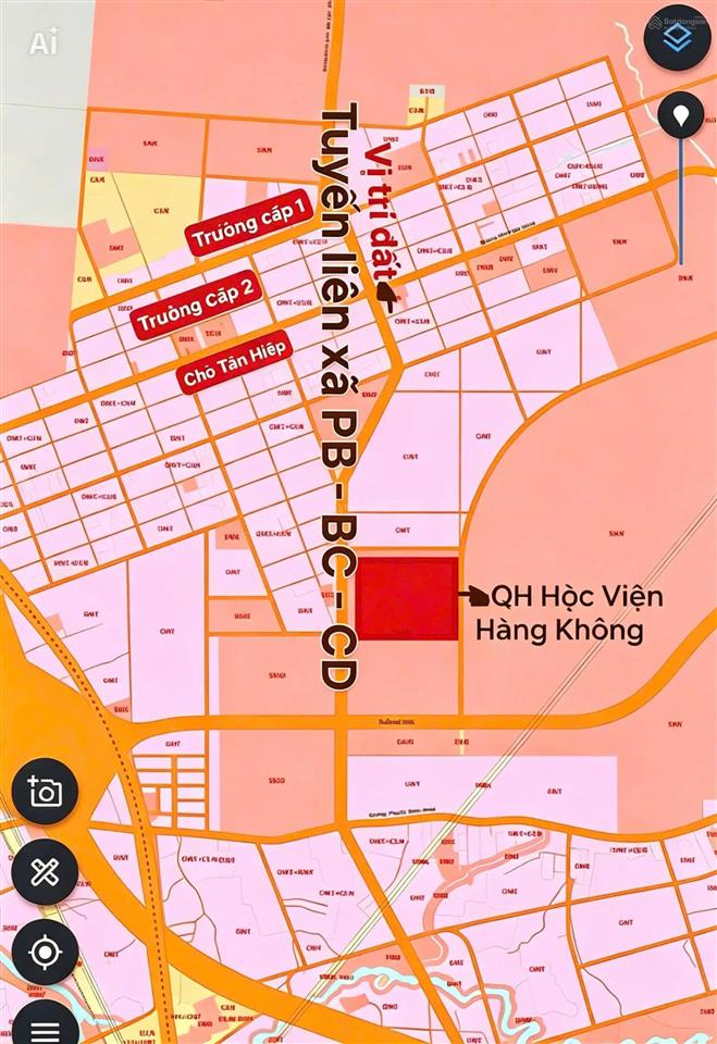Đất bàn cờ tân hiệp sát đường liên xã đang khởi công  chỉ 1 tỷ 2**.  ngay 0908 528 ***