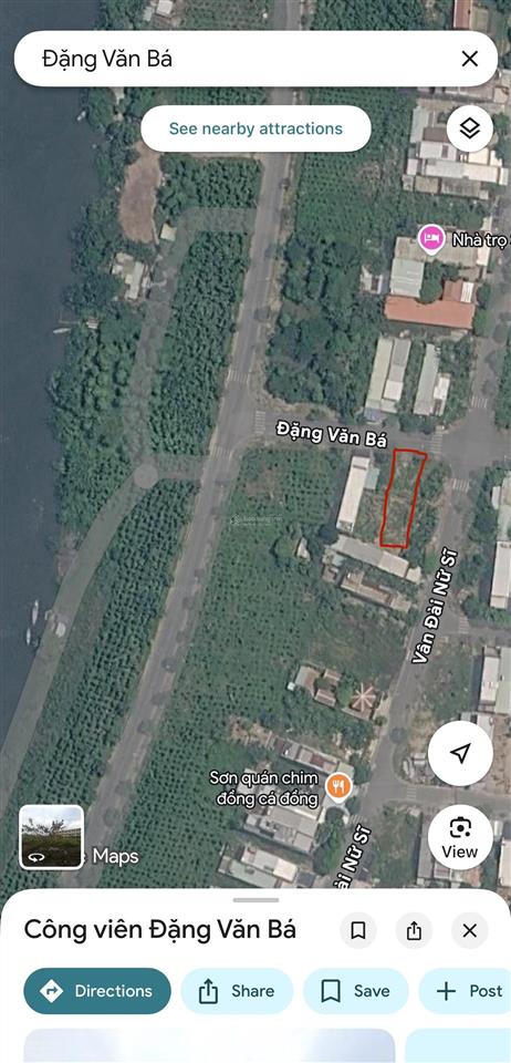 Chính chủ cần bán lô đất đẹp đường đặng văn bá, 5x27m, kẹp cống, h tây bắc, p ngũ hành sơn, đà nẵng