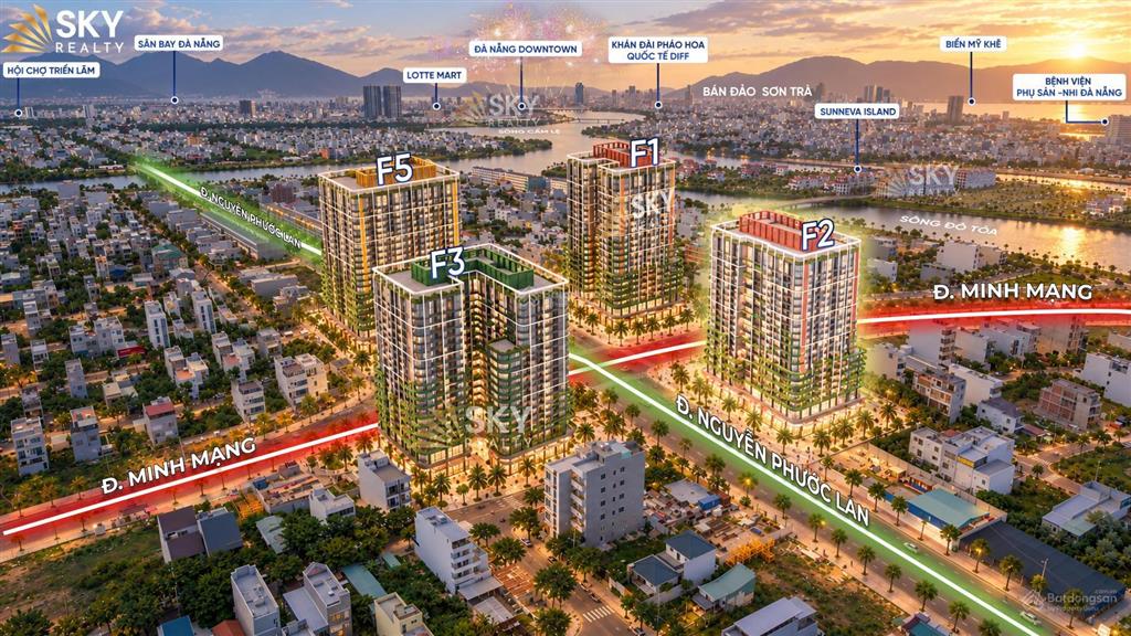 Suất ngoại giao căn studio tầng cao view sông đô toả chỉ 1,65 tỷ