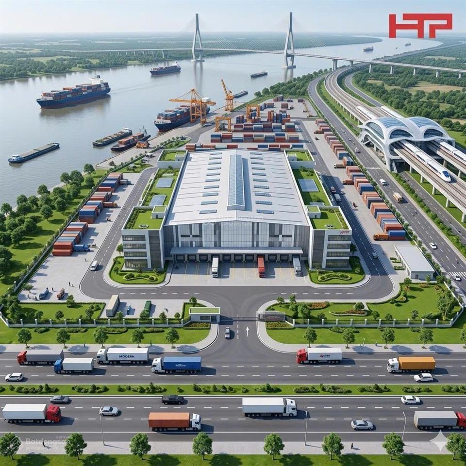 Cho thuê kho  nhà xưởng diện tích 12.000m2 trên đất 130.000m2(skc) mặt tiền nam sông hậu, cần thơ