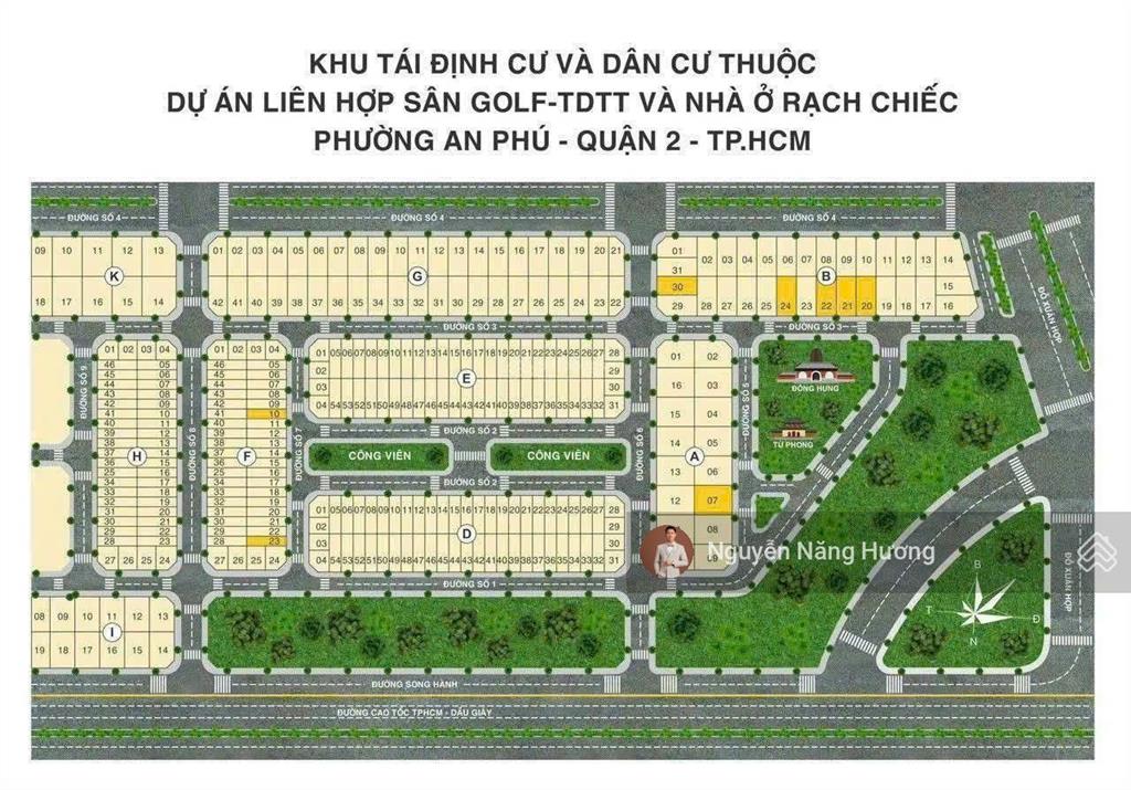 Chính chủ bán đất dt 120m2 (6 x 20m) khu tđc nam rạch chiếc p. an phú giá tốt nhất khu vực