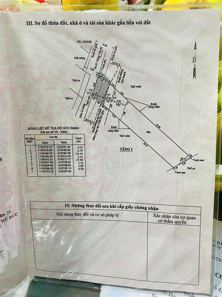 Bán đất hẻm 163 đặng văn bi  p. thủ đức  dtcn 203m2 ngang 6 x 38m sử dụng 238m2 giá đt siêu tốt