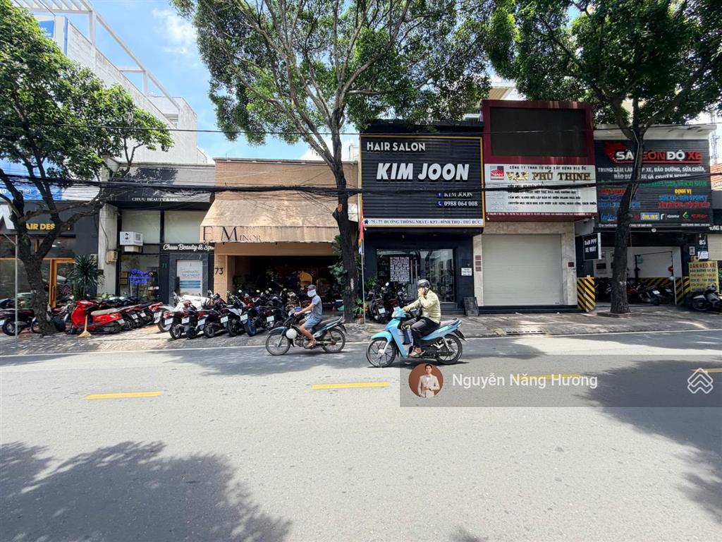 Giảm 3 tỷ nhà mặt tiền đường thống nhất nhựa 25m đối diện tthc thủ đức  dt 5.8 x 22m xd hầm 7 tầng