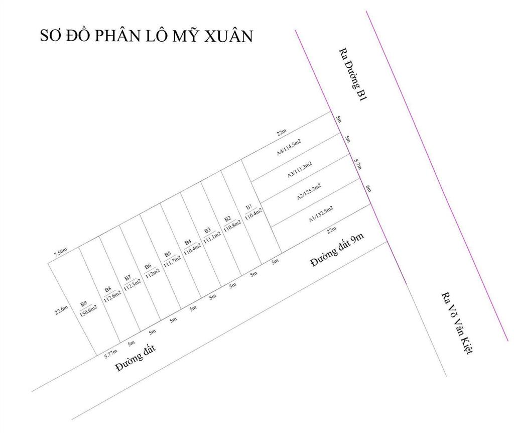 Bán gấp lô đất 2 mặt tiền trung tâm mỹ xuân cơ hội siêu hiếm