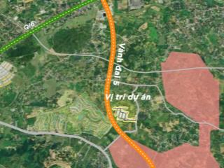 Lô đất nền 83m2 đối diện khu công nghiệp nhuận trạch, sát vành đai 5, tại lương sơn, hòa bình