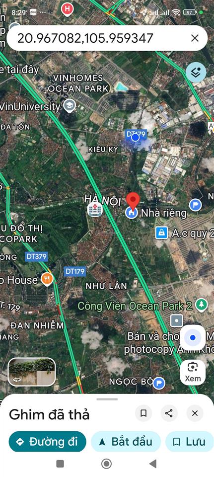 Bán 50m² tc giáp vin ocp 3 thôn hoàng xá, kiêu kỵ, gia lâm, hà nội