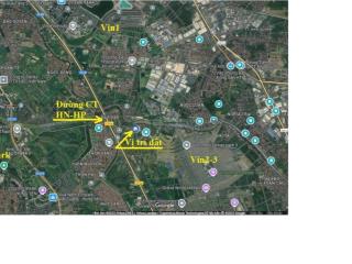 Bán 97,8m2, 2 mặt tiền gần vin ocp3 thôn hoàng xá, kiêu kỵ, gia lâm.  0985 299 ***
