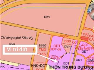 Bán 98m2 thổ cư giáp vin ocp1 kiêu kỵ, gia lâm, hà nội.  0985 299 ***