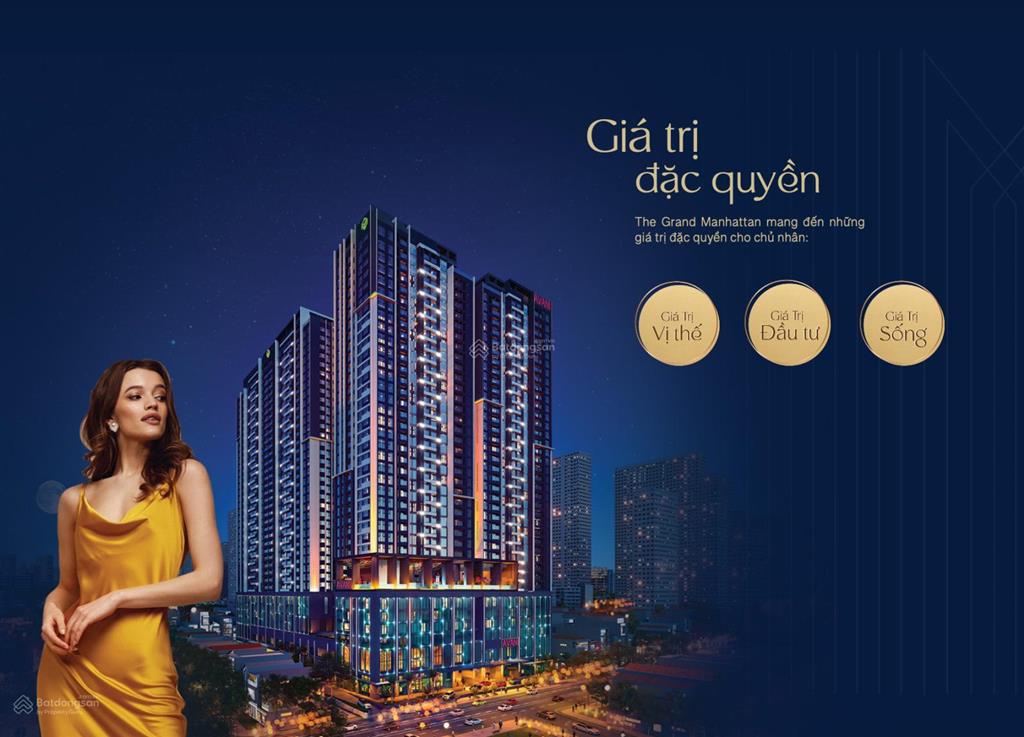 Cần bán căn hộ 2pn2wc lõi quận 1 the grand manhattan novaland giá 13.2 tỷ tầng cao 0909 113 ***