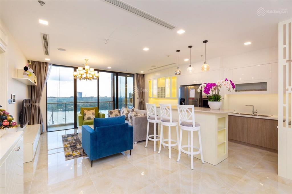 Cho thuê căn hộ vinhomes central park 92m2 2pn view trực diện sông, công viên