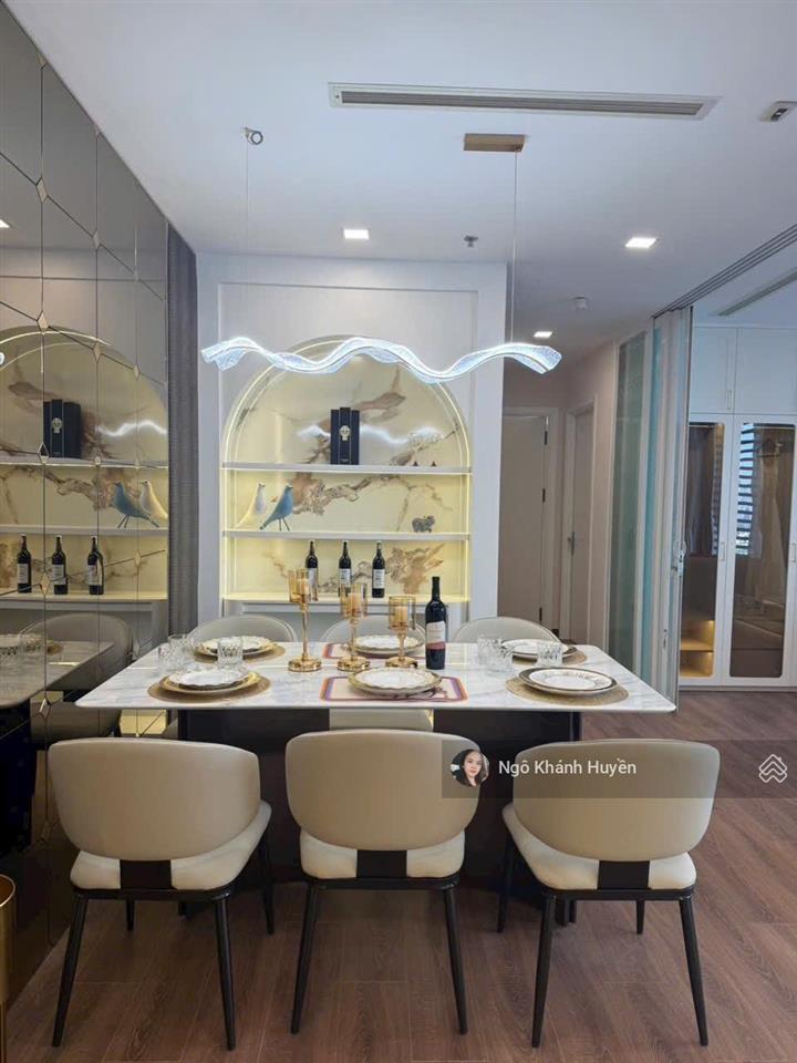 Căn hộ 3 phòng ngủ 115m2 vinhomes central park nội thất luxury