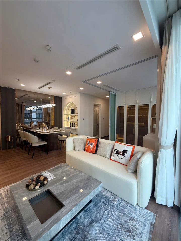Căn hộ 3 phòng ngủ 115m2 vinhomes central park nội thất luxury