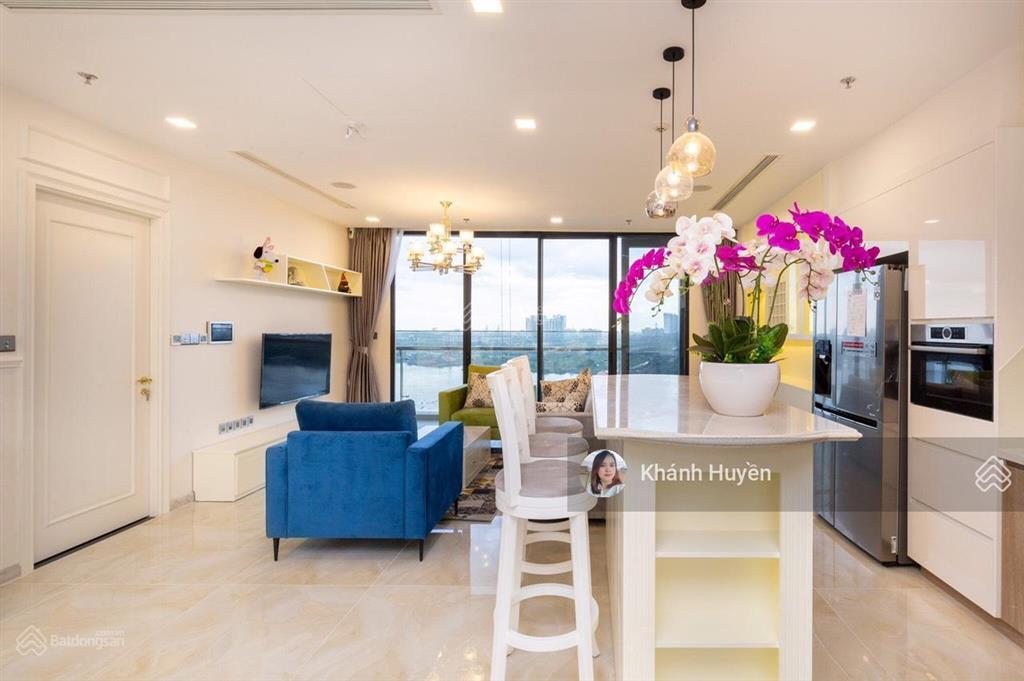 Cho thuê căn hộ 1 phòng ngủ landmark 81, 55m2 view thành phố và quận 1