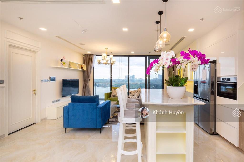Cho thuê căn hộ vinhomes central park 126.2m2 3pn tòa landmark 2 view sông & công viên