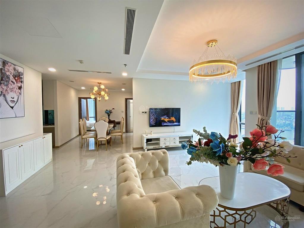 Cho thuê căn hộ 1 phòng ngủ vinhomes central park 54.4m2 nội thất sang trọng