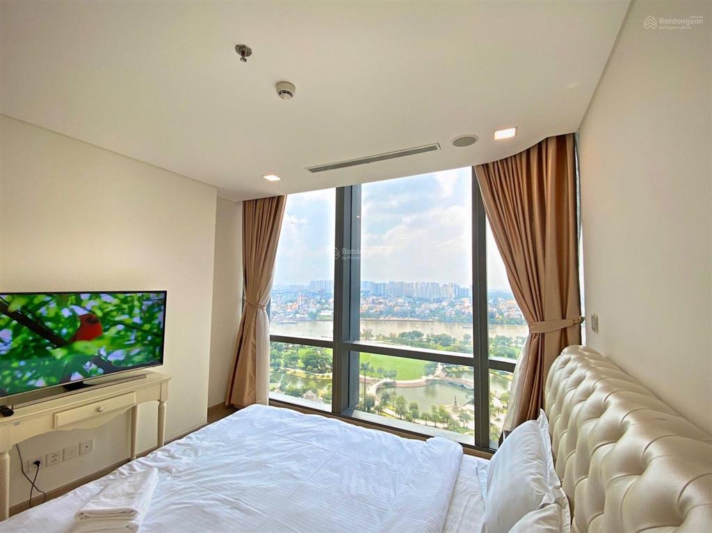 Cho thuê căn hộ 1 phòng ngủ vinhomes central park 54.4m2 nội thất sang trọng
