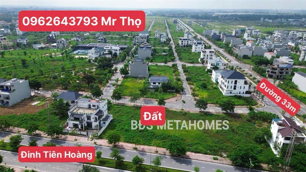 Chính chủ cần bán lô biệt thự siêu đẹp kđt nam vĩnh yên