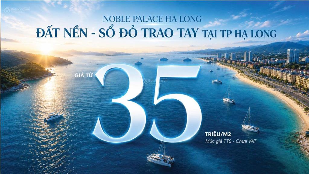 Bán biệt thự tại noble palace hạ long, 3 tỷ, 90m2, đẹp và nhiều tiện ích