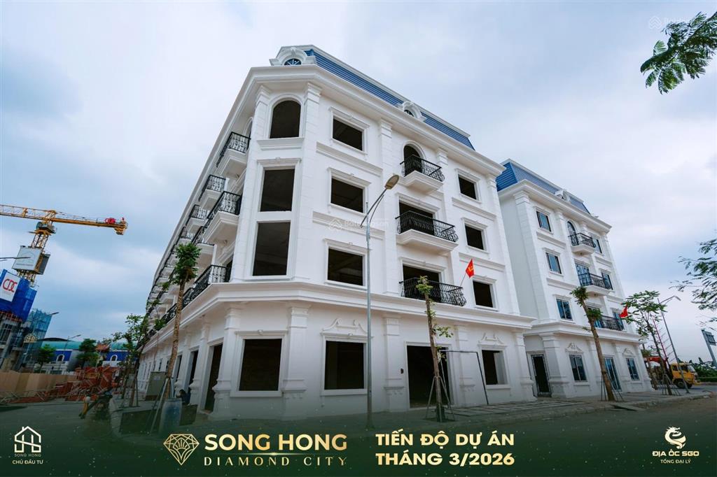 Trực tiếp cđt mở bán dãy lk5 sông hồng diamond city  đối diện chung cư  0334 334 ***