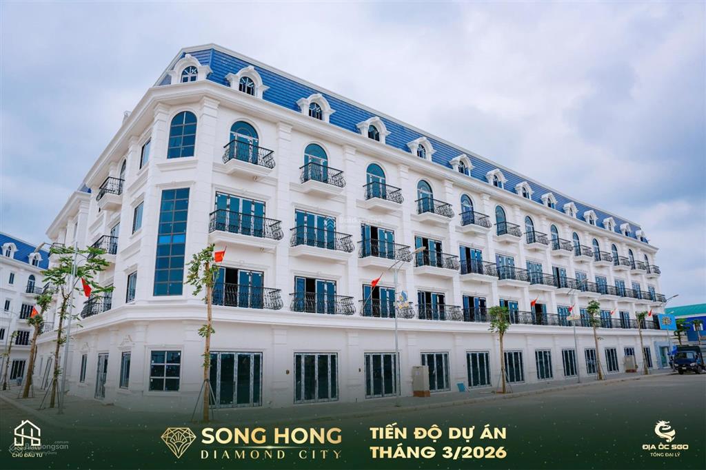 Trực tiếp cđt mở bán dãy lk5 sông hồng diamond city  đối diện chung cư  0334 334 ***