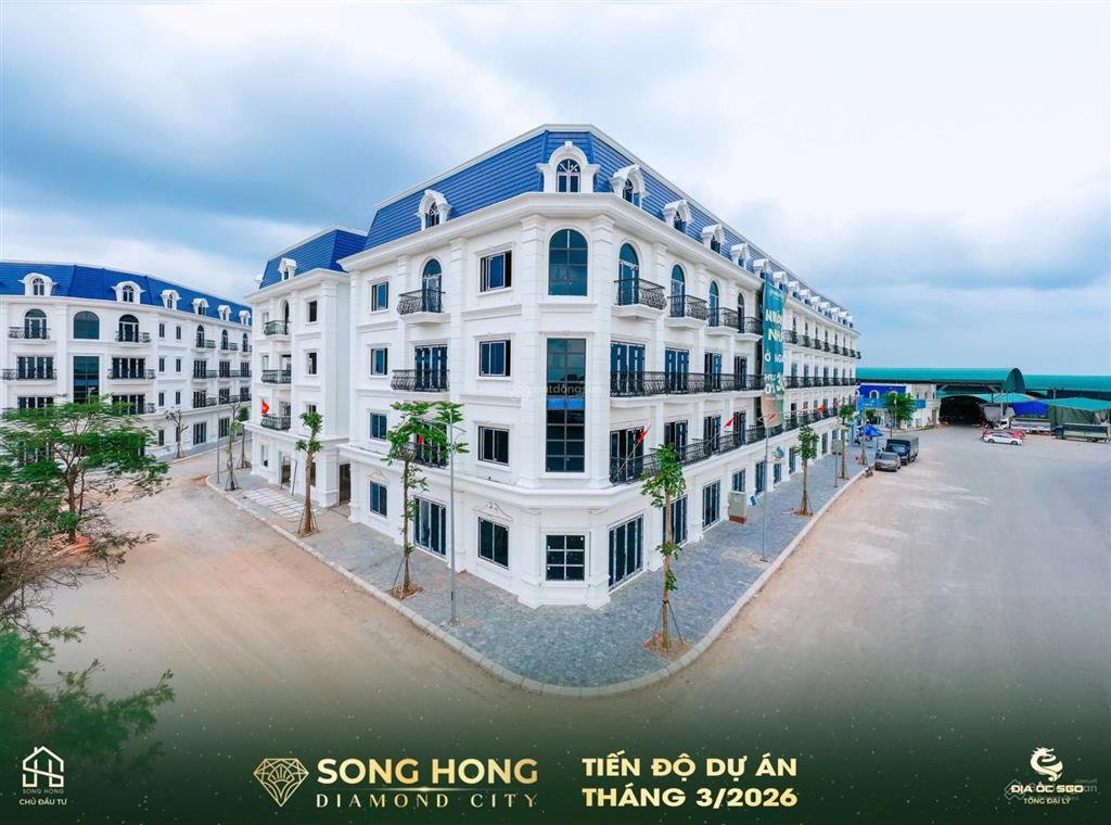 Trực tiếp cđt mở bán dãy lk5 sông hồng diamond city  đối diện chung cư  0334 334 ***