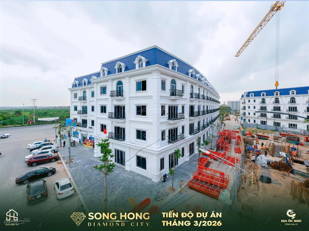 Trực tiếp cđt mở bán dãy lk5 sông hồng diamond city  đối diện chung cư  0334 334 ***