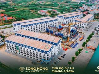 Trực tiếp cđt mở bán dãy lk5 sông hồng diamond city  đối diện chung cư  0334 334 ***