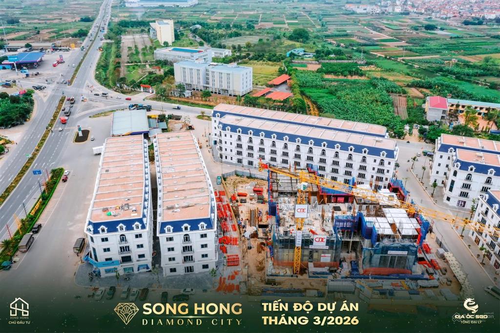 Liền kề sông hồng diamond đón sóng hạ tầng phía đông hà nội  0334 334 ***