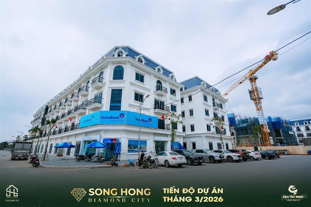 2 mặt tiền thật  shopohouse hiếm của khu đông?