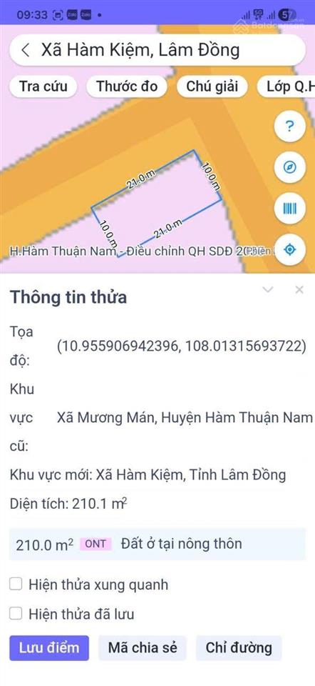 Bán đất 210m2 ở đt 707, mương mán, 1,05 tỷ giá tốt