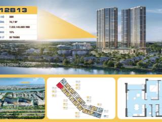 Quỹ căn 3 ngủ dual key giá gốc chủ đầu tư, cho thuê 30 triệu, chiết khấu 15%, vay 70% ân hạn 2 năm