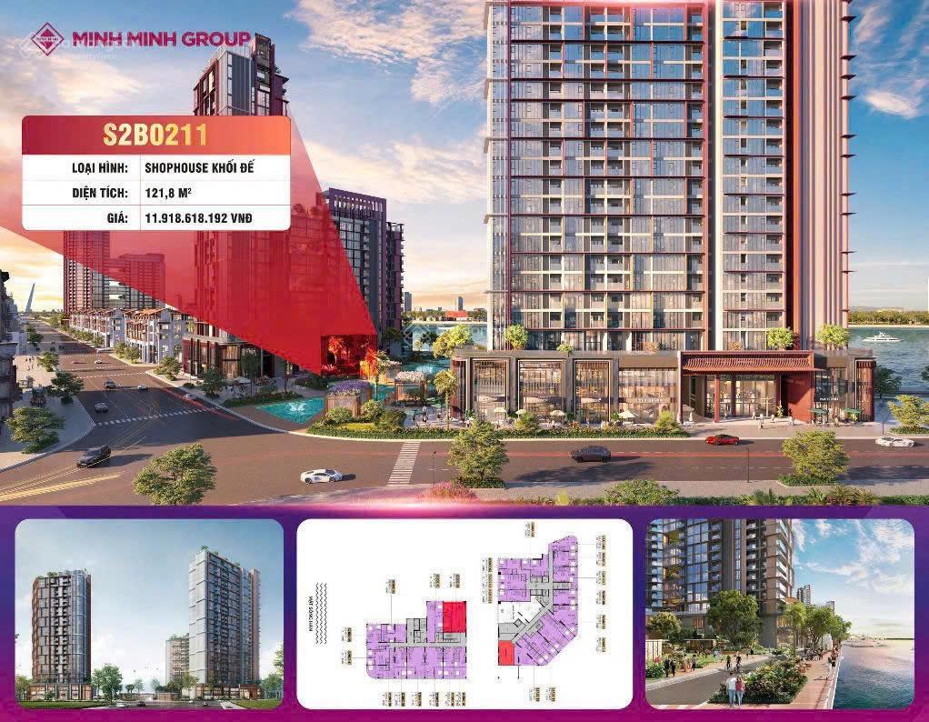 Shophouse khối đế của chủ đầu tư chiết khấu cao nhất 20% và trừ 10tr/m2 nội thất