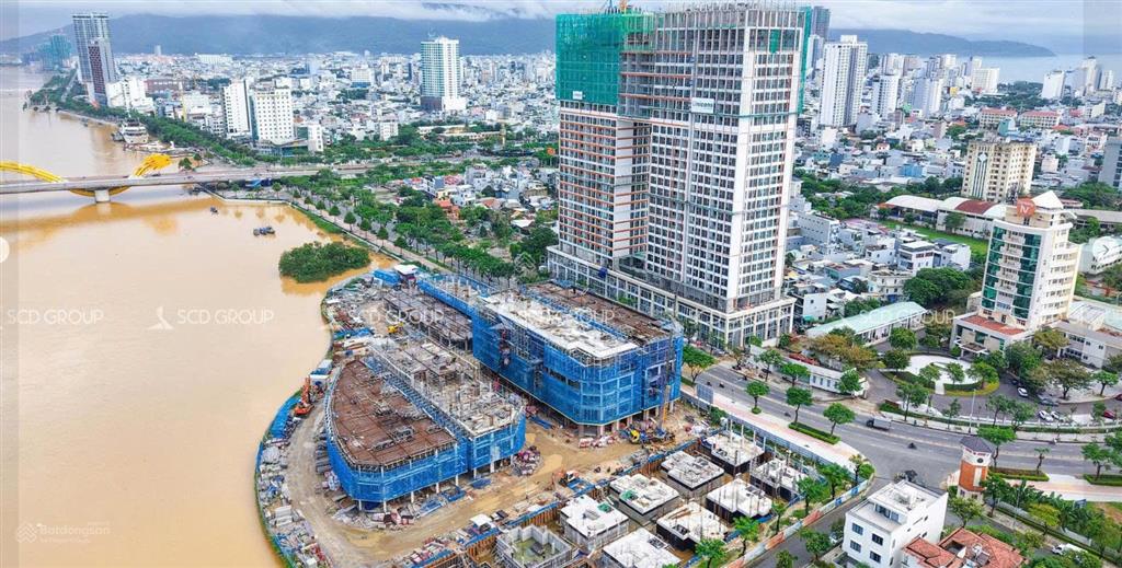 Chủ đầu tư sun group mở bán nhà phố liền kề sát cầu rồng 200 mét mặt tiền đường và sông hàn