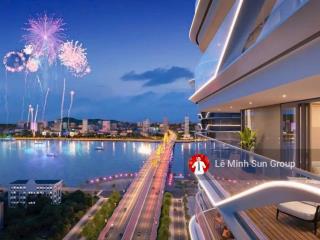 Căn góc 2 mặt tiền giá tốt view sông hàn và view biển tầng cao từ ban công