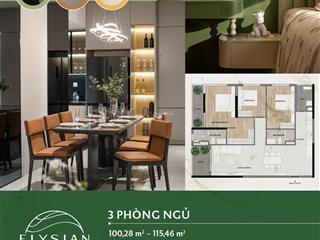 Thanh lý căn góc 3pn elysian giá rẻ hơn thị trường 700tr, tặng car park, pttt 65% nhận nhà
