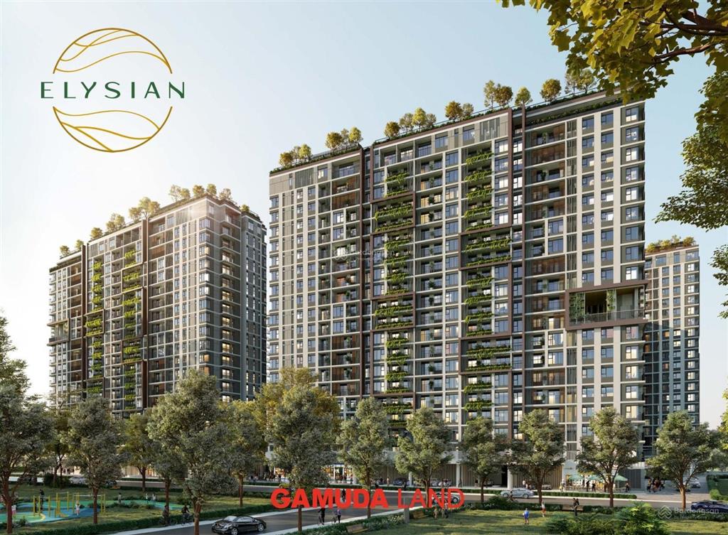 Cắt lỗ thấp hơn giá gốc căn 1pn+1 elysian 52m2. tầng sky garden đẹp dự án, dt 52m2