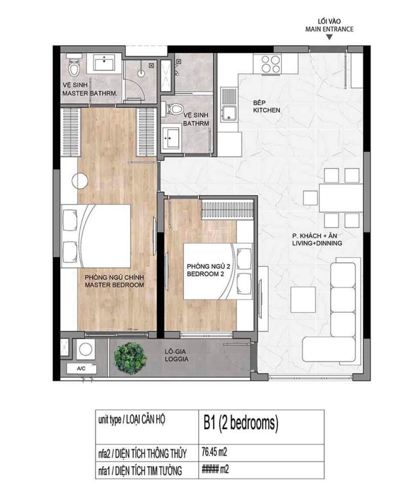 Cần bán căn hộ elysian gamuda land, căn 2pn dt lớn 82m2, rõ ràng mức giá tốt thị trường