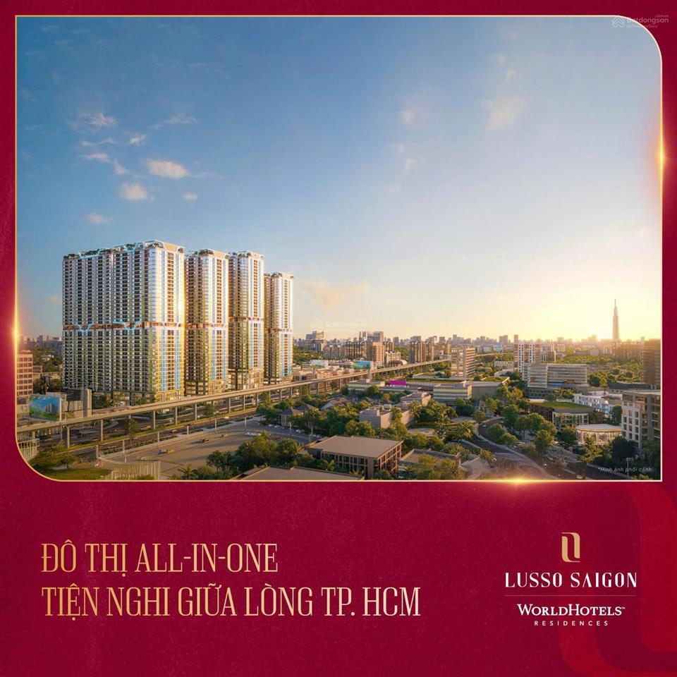 Nổi bật hàng đẹp lusso saigon ql13 vận hành world hotel chỉ 48tr/m2, căn đẹp giá tốt  ngay
