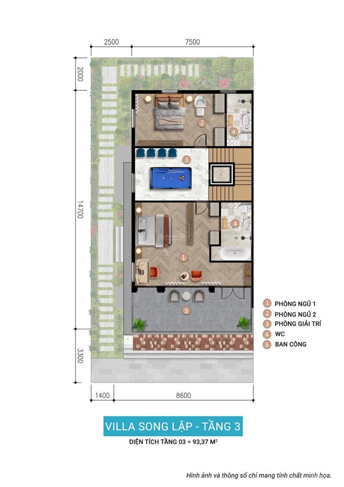 Biệt thự đơn lập 180m2 vị trí đẹp dự án charmora cuty  sun group nha trang