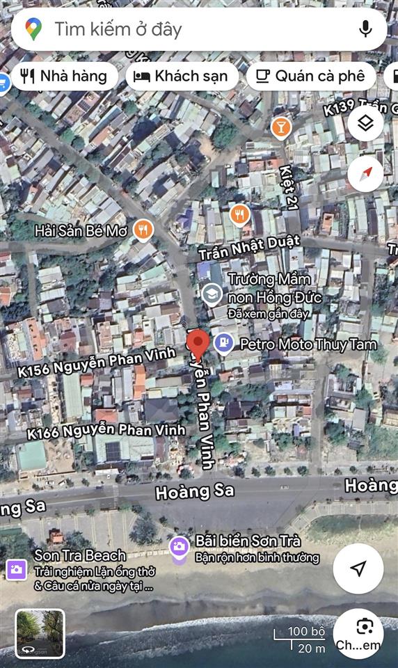 Bán 2 lô đất liền kề mặt tiền nguyễn phan vinh sơn trà đà nẵng