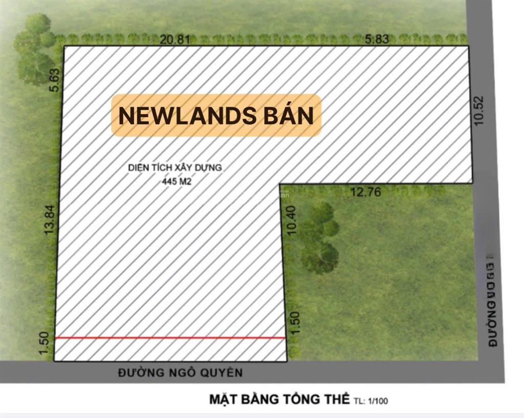 Cho thuê lô đất đẹp 2 mặt tiền ngay cầu rồng 445m2 ngang 15.5m ngay cầu rồng