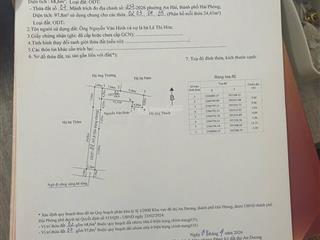 Bán lô đất 68,7m rẻ nhất khu vực cái tắt an đồng gần ngã 4 cơ điện giá chỉ hơn 1,7 tỷ  0931 593 ***