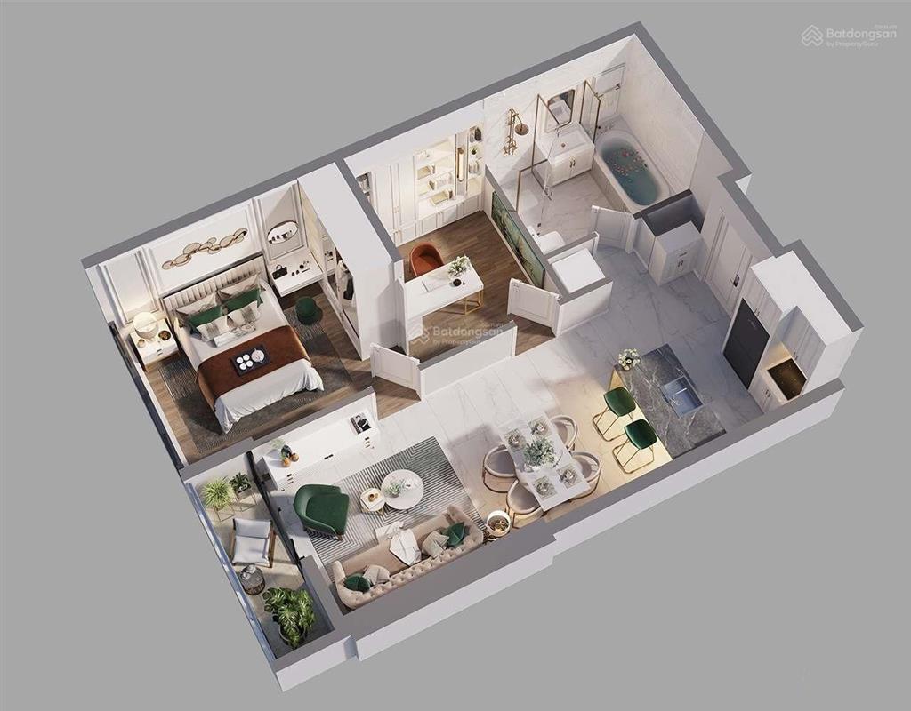 Ch cao cấp 1pn, 1wc và 2pn 2 wc tại m riverside đà nẵng, 104tr/m2, sổ lâu dài, view sông, cầu rồng