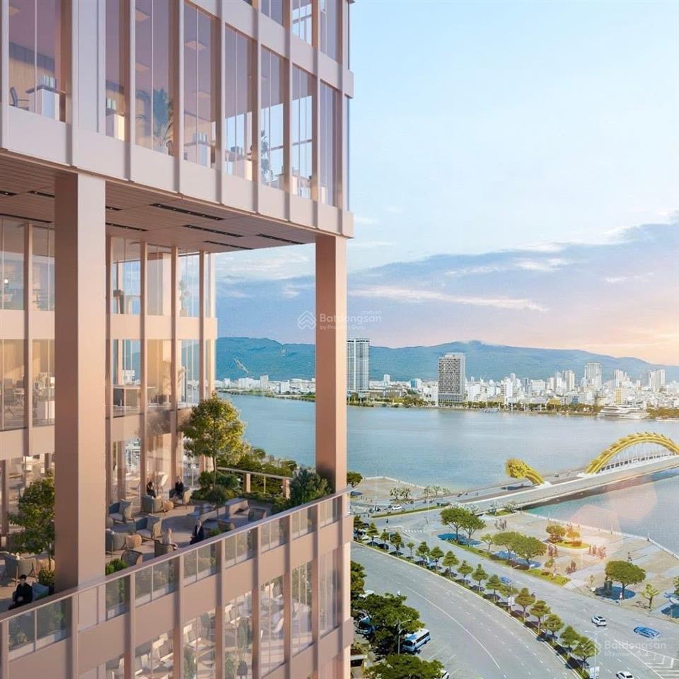 Ch cao cấp 1pn, 1wc và 2pn 2 wc tại m riverside đà nẵng, 104tr/m2, sổ lâu dài, view sông, cầu rồng