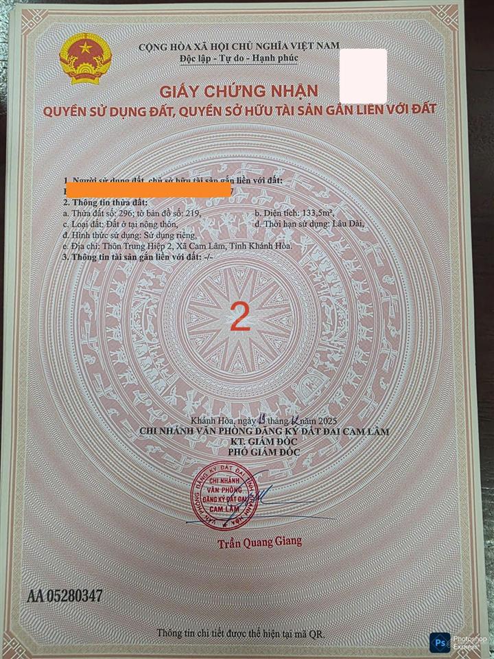 Đất 100% thổ cư gần nút giao cao tốc rẽ xuống biển bãi dài. đường lớn 30met