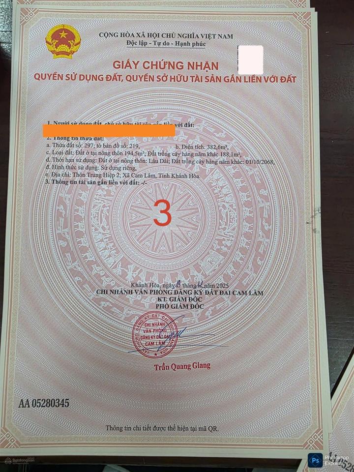 Đất 100% thổ cư gần nút giao cao tốc rẽ xuống biển bãi dài. đường lớn 30met